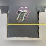 American Eagle  Rolling Stones T-Shirt Gray XS Graphic Tongue Logo Photo 2