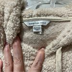 American Eagle sherpa hoodie Cream Ivory Size XS NEW without Tags Photo 3