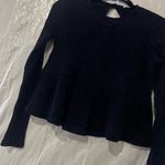 Kimchi Blue  Navy Sparkle Babydoll Sweater Size XS Photo 1