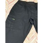 Landau ProFlex Black Jogger Scrub Pants Women's Large Modern Fit Medical Size undefined Photo 2