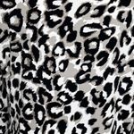 Clara Sunwoo Shirt Womens Small Black White Cheetah Leopard Edgy Rocker Slinky Photo 5