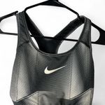 Nike Dri-Fit Racerback Sports Bra ~ Geometric Black White Gray ~ Small Photo 0