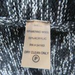Calvin Klein Black & White Marled Knit Sweater Dress Small Preppy Cozycore Photo 2