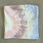 American Eagle tie dye light wash cropped tube top in size xs Photo 0