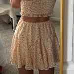 Sky to Moon orange and white dress  Photo 1