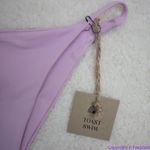 NEW Toast Swim Free People String Bikini Bottom, light purple, M Purple Size M Photo 2