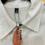 Royalamp Cotton White Tiered Dress Puff Sleeve Collared Casual Size M‎ Size M Photo 6