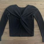 Loft Black Knot Back Sweater - Size XS Photo 1