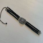 Y2K Vintage Antique Buckle/Beaded Choker Black Photo 9