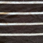 Vince Camuto , women’s black and white stripe keyhole pull over sleeveless top M Photo 7