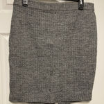 Loft Women’s Classic Gray Herringbone Wool Blend Pencil Skirt Photo 0