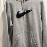 Nike Grey  hoodie with embroidered swoosh Photo 1