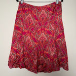 Pink Paisley Silk Skirt  Photo 0