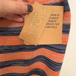Rachel Rachel Roy Navy Orange Strapless Maxi Dress Beach Resort Vacation XL NWT Photo 4