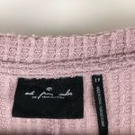 Urban Outfitters UO Out From Under Jojo Pink Oversized Waffle Knit Thermal Long Sleeve Top Photo 9