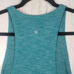 Lululemon Athletica Turquoise Space Dye Sweat Date Tank Top Women's Photo 4