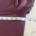 Athleta Limitless Short Sleeve Tee Burgundy Athletic Size Small Athletic Women’s Photo 6