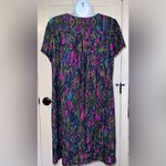 Jude Connally Ella Mini Shift Dress Size Small in Bright Colors Purple Photo 3