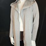 D & Co Active Gray Hooded Cardigan (XXS) Gray Photo 1