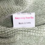 NWT La Marey 100% Cashmere Poncho Sweater Faux Fur Trim One Size Olive Green NEW Photo 12