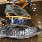 Kork-Ease Korks teal wedge sandals Women’s Size 9 Cornflower Blue Photo 7