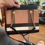 Black and brown shoulder purse Photo 7