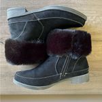 Propet Tabitha Black Fur Topped Women’s Boot Size 10 Wide #463 Photo 4