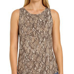 Ideology Snakeskin Print Tank Top Racerback Sleeveless Activewear Large Photo 0