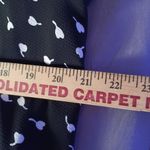 Talbots Plus Shift Dress Womens Size 20W Zipper Back Black w Tan leaves stretch Photo 6