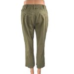 J.Crew Women's Olive Green Mid Rise Flared Bootcut Crop Chino Pants Jeans Sz 25 Photo 2