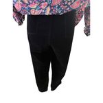J Jill XL Corduroy Pull On Corduroy Pant Black Cotton Stretch Comfort Classic Photo 3