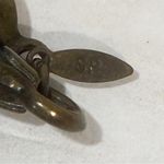 Vintage Necklace Resin Beads Leather Cord Geometric Beige Brown Photo 2