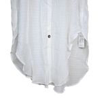 Cupshe Womens L White V-Neck & Curved Hem Button Up Cover-Up NEW Photo 5
