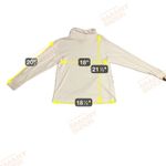 Steppingstone White Turtleneck Shirt, Women's Small Top, Long Sleeve, Vtg USA Photo 4