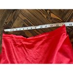 VTG Prairie Western Boho Cottage Cowgirl Peasant Maxi Skirt Large Broomstick Red Photo 4