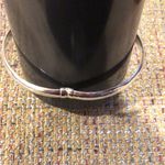 Sterling Silver  Spring Closure Locking Clasp Closure Bangle Bracelet Photo 12