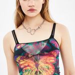 Dolls Kill Mesh Butterfly Tank Photo 0