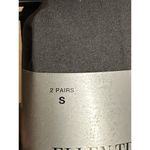 Ellen Tracy 2 Pair Black And Grey Nylon Spandex Tights Style #301524 Sz S Photo 3