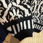 Jamie Scott Vintage 1990s Y2K Black White William Morris Pattern Cardigan Small Photo 8