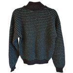 Alps Rugged Outdoors Ladies Sweater Turtleneck Wool Blend Black Green M‎ Size M Photo 1