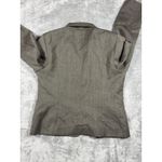 J.Crew Blazer Womens 12 Brown Wool Four Pocket Button Front Lined Office Career Photo 4