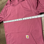 Carhartt Force Relaxed Fit Ling Sleeve Thumbhole Pullover Pink Size Small Photo 10