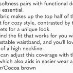 All In Motion NWT  Brown Sherpa Sweatshirt Bottom Tie Super Soft Sz XXL Photo 5