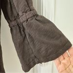 Wilt Brown Cold Shoulder Tunic Blouse with Tie Flared Sleeves, Size XS Photo 2
