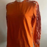 Adidas Women's Orange Long Sleeve T-Shirt Size XS Danielle Cathari Colab EUC Photo 0