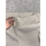 Eileen Fisher  blend linen blend Tapered Trouser Pant large petite beige Photo 2
