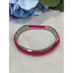 Like new Lot of‎ 2 Silver tone Bracelet cuff hair band holders with hair bands Photo 1