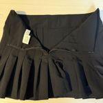 Womens Black Pleated Button Mini Skirt 8 Gothic Fairygoth Grunge Punk Preppy Photo 5