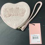 Juicy Couture Pink Embossed Heart Wristlet NWT Photo 0