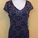 Candalite Eggplant lacey with mirrored sequins Photo 0